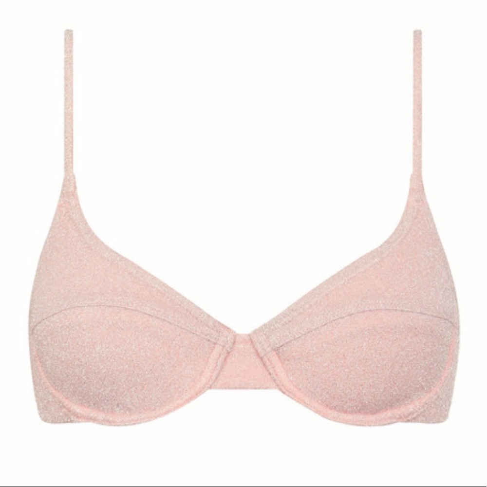 TRIANGL | Lina Blush Bikini Top